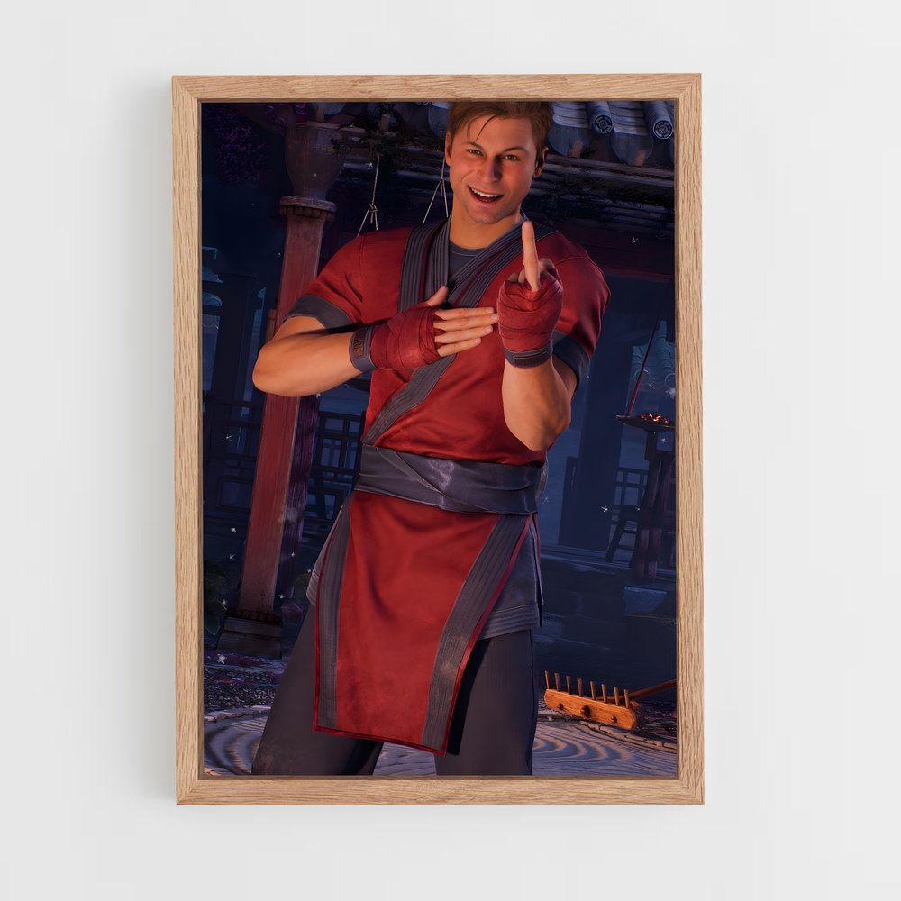 Poster Johnny in Action – affiche Mortal kombat (vue 4)
